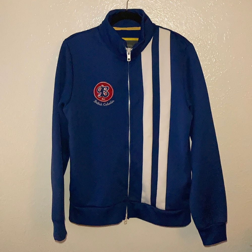 💡Men’s Blue 21 Men Zip Up Crew Neck Jacket